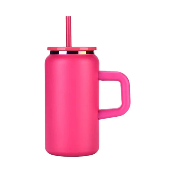 16oz 진공 스테인리스 스틸은 탈착식 핸들이있는 머그잔을 할 수 있습니다