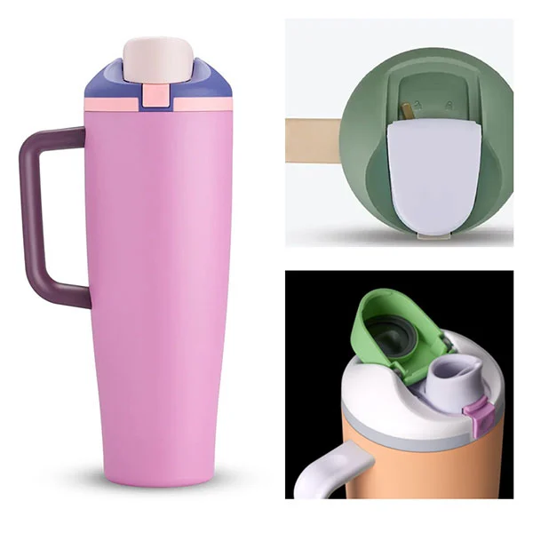 40oz Insulated Cold Handle 304 Stainless Steel Custom Tumbler