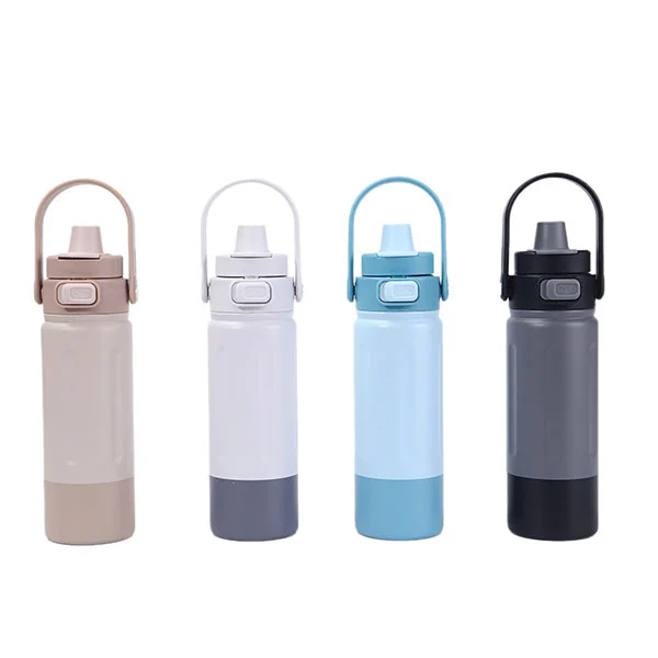 손잡이가 있는 스테인레스 스틸 스포츠 병